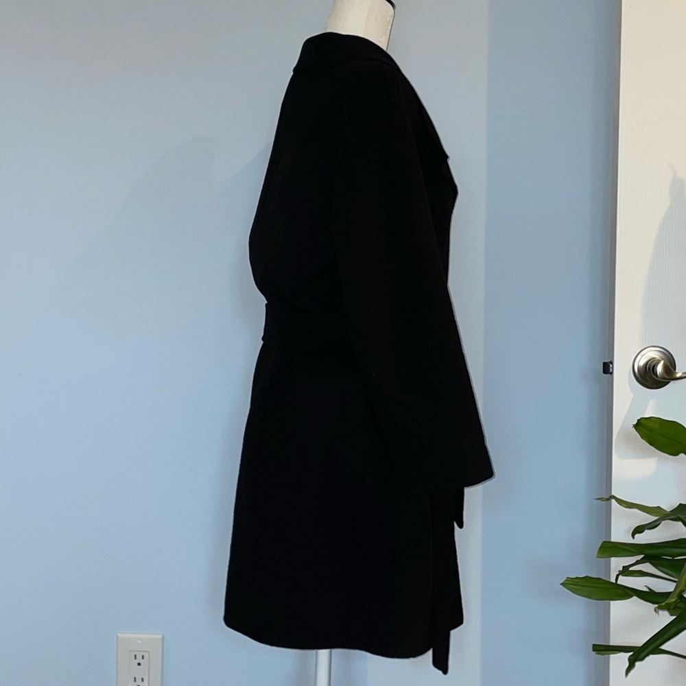 BR Black Wool Coat - Picture 3 of 9